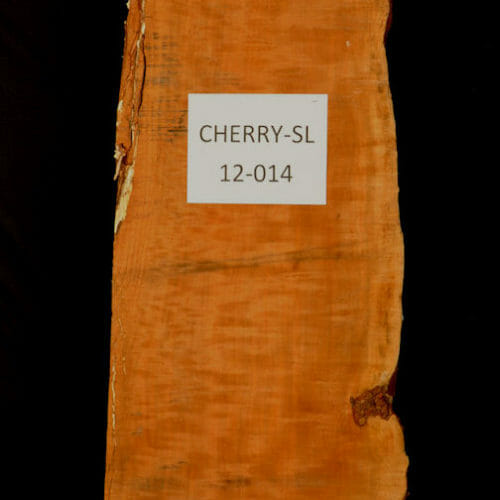 Cherry live edge wood slab for sale for desks, tables, designer wall treatments, other. Item #Cherry-SL-12-014