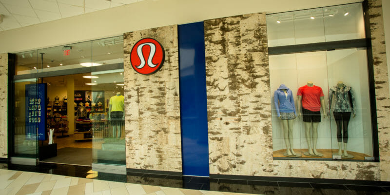 Lululemon's Storefront at Crossgates Mall