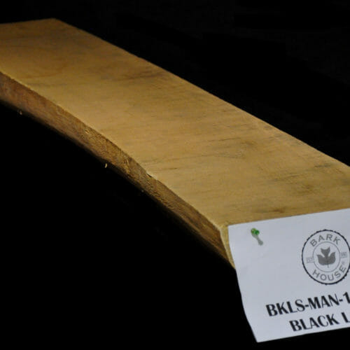 Black locust live edge wood slab mantle for sale at the Bark House #BKLS-MAN-12-0026