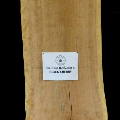 Bark House Black Cherry Live Edge Wood Slab for Sale BKCH-SLR-16-0016