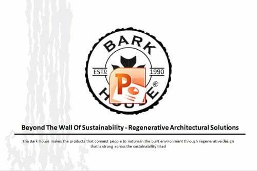 Bark House at Highland Craftsmen Inc Regenerative Architectural solutions PowerPoint Presentation image
