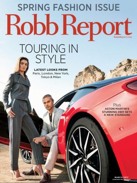 Bark House White Birch featured in Robb Report March 2017