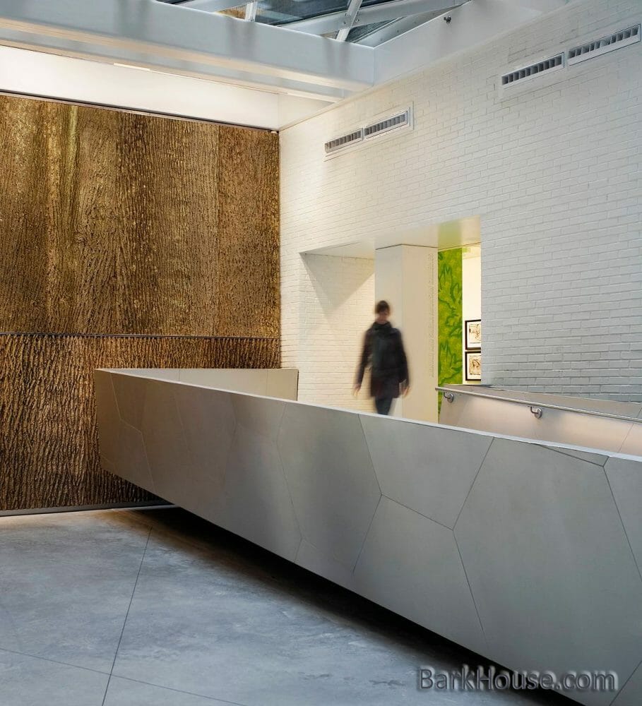 People's Dreams Collaboration in Design: Bark House poplar bark wall panels