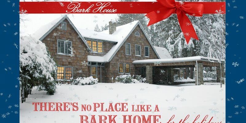Bark House wishes you Happy Holidays because there is nothing better than poplar bark siding