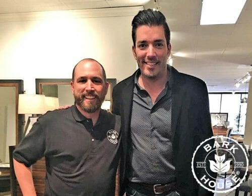 Bark House's Ryan Crawley is with Jonathan Scott of HGTV's Property Brothers