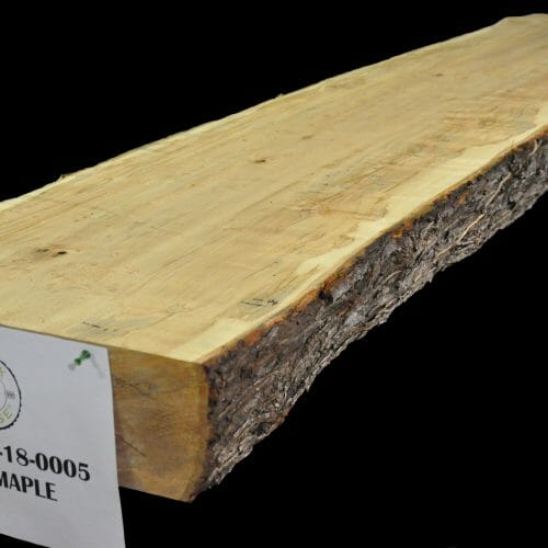 Buy live edge slabs and mantels from Bark House Maple SFTM-MAN-18-0005