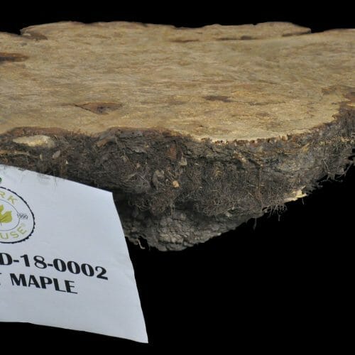 Buy Live Edge Wood slabs from Bark House at Highland Craftsmen. Maple 18-0002 Round