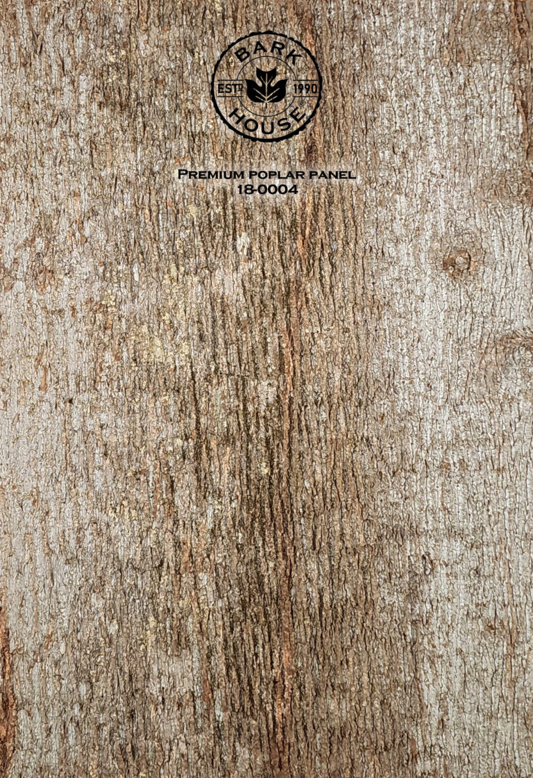 Bark House poplar bark panel SKU POPP-PRE-18-0004