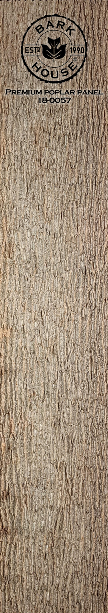 Bark House poplar bark panel SKU POPP-PRE-18-0057
