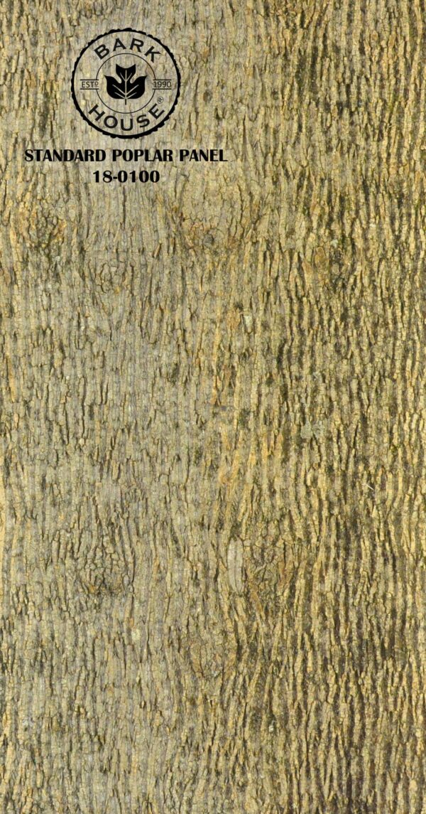 Large Bark House Natural Poplar Cork Wall Panel Sheets for Interior or Exterior Use: Standard 18-0100