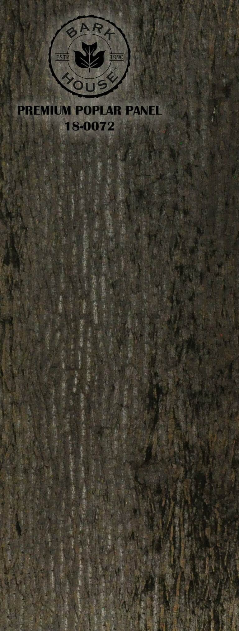 Bark House poplar bark panel SKU POPP-PRE-18-0072