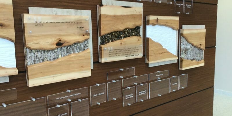 Bark House is pleased to be part of the Appalachian State Health Sciences Building In Appreciation Wall