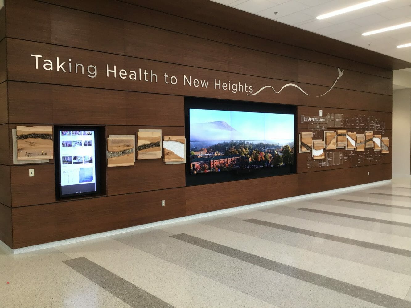 Bark House is pleased to be part of the Appalachian State Health Sciences Building In Appreciation Wall