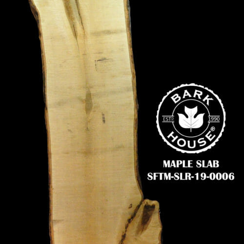 For Sale: Bark House live edge slabs and mantels. Maple SLR-19-0006