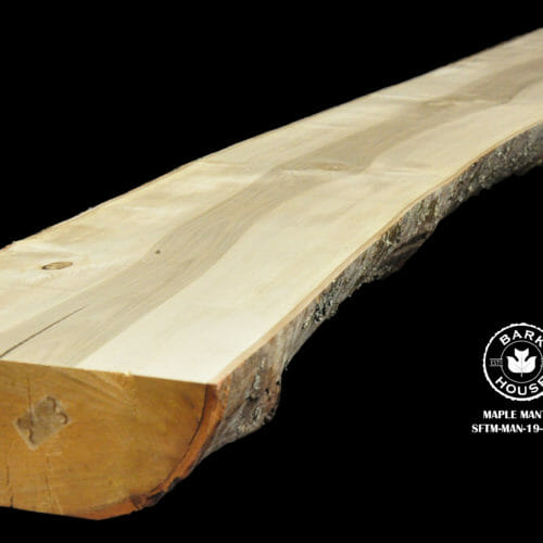 For Sale: Bark House live edge slabs and mantels. Maple MAN-19-0009