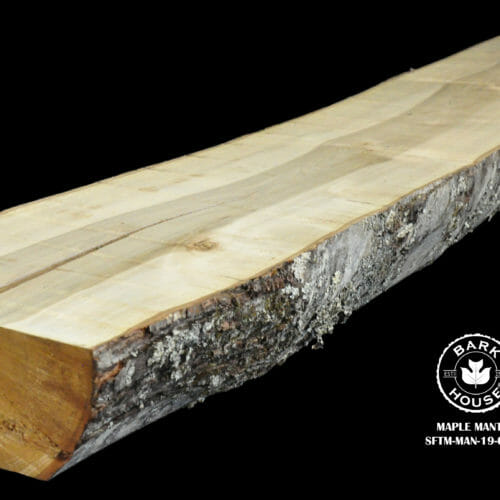 For Sale: Bark House live edge slabs and mantels. Maple MAN-19-0010