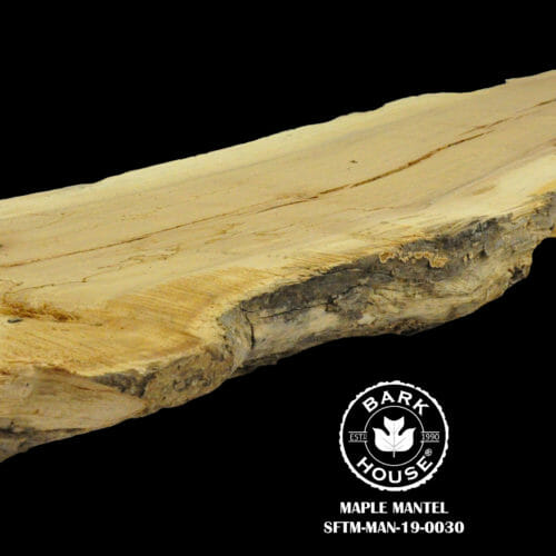 For Sale: Bark House live edge slabs and mantels. Maple MAN-19-0030
