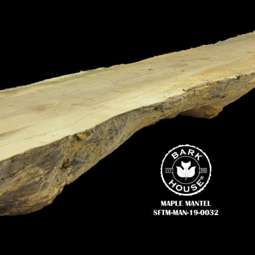 For Sale: Bark House live edge slabs and mantels. Maple MAN-19-0032