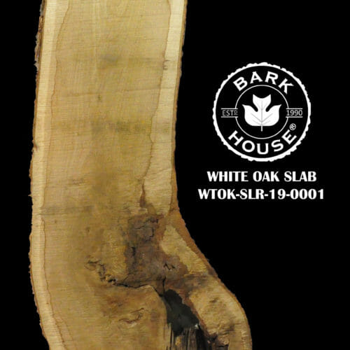 For Sale: Bark House live edge slabs and mantels. White Oak SLR-19-0001