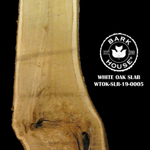 For Sale: Bark House live edge slabs and mantels. White Oak SLR-19-0005