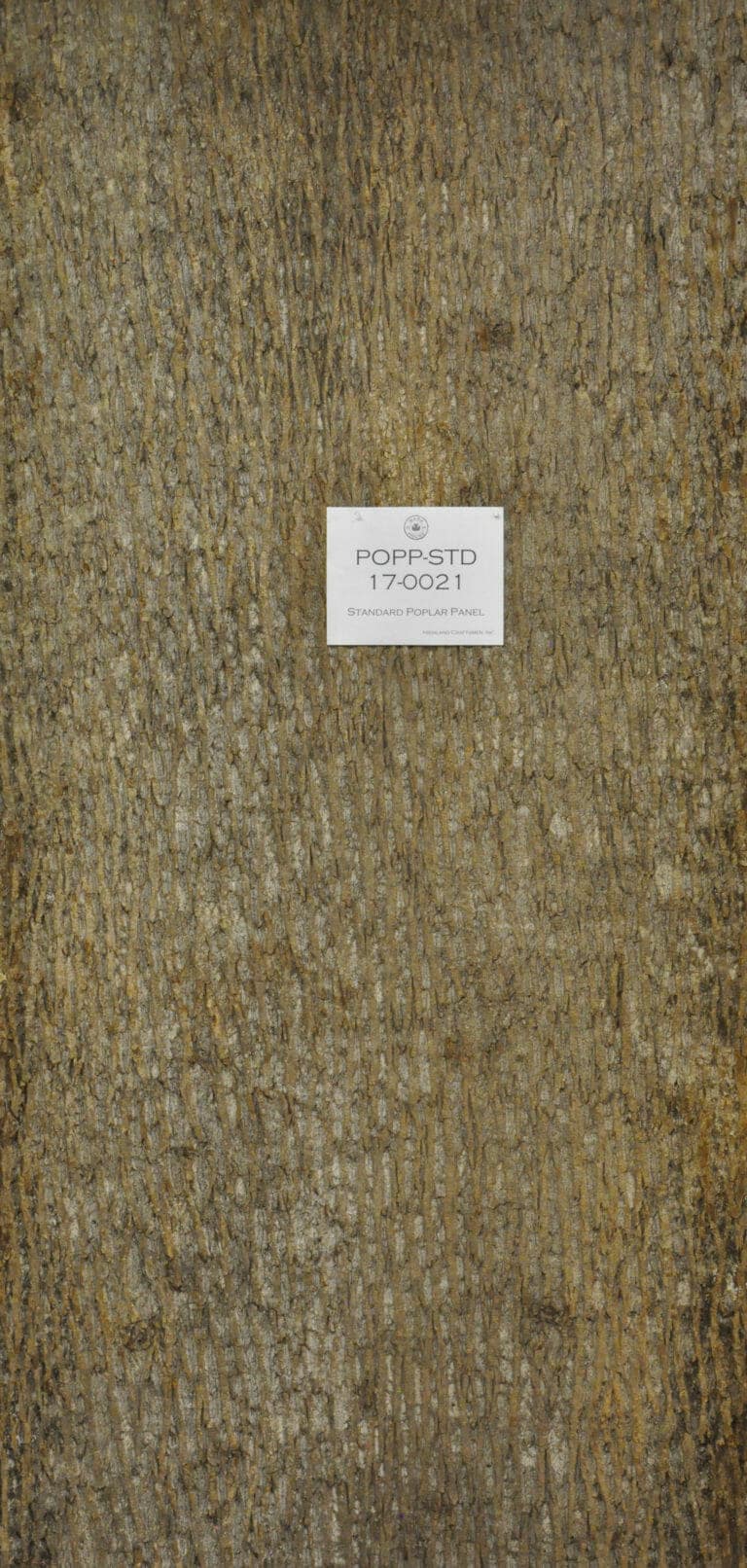 Bark House poplar bark panel SKU POPP-STD-17-0021