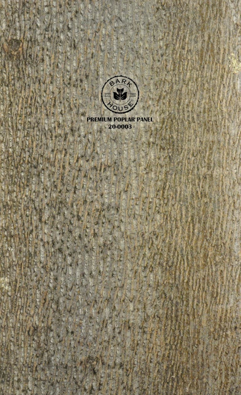 Bark House poplar bark panel SKU POPP-PRE-20-0003