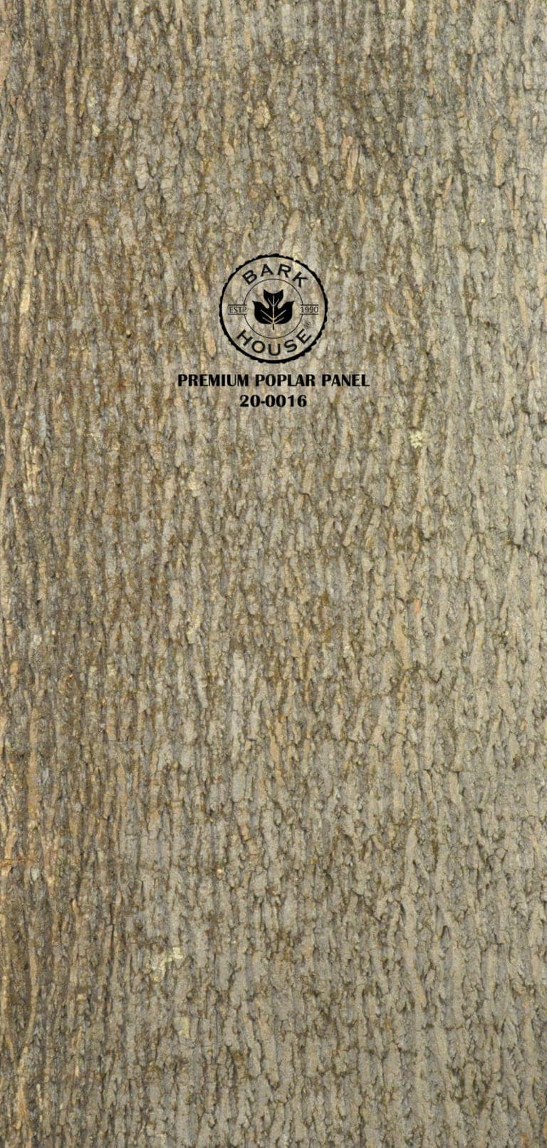 Bark House poplar bark panel SKU POPP-PRE-20-0016