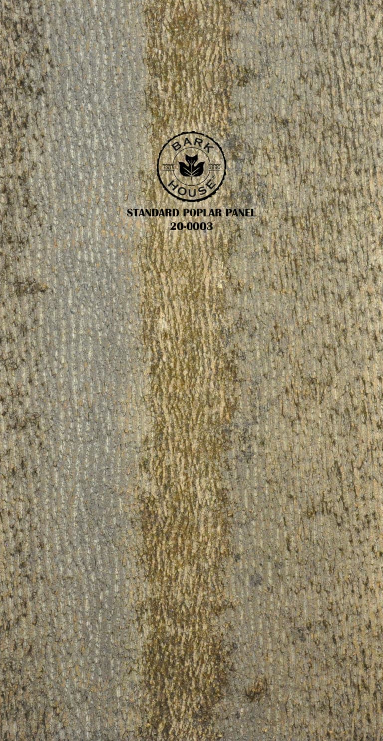 Bark House poplar bark panel SKU POPP-STD-20-0003