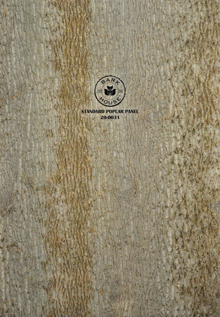 Bark House poplar bark panel SKU POPP-STD-20-0031