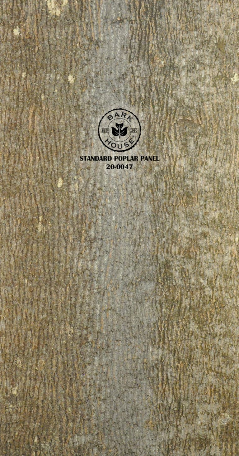 Bark House poplar bark panel SKU POPP-STD-20-0047