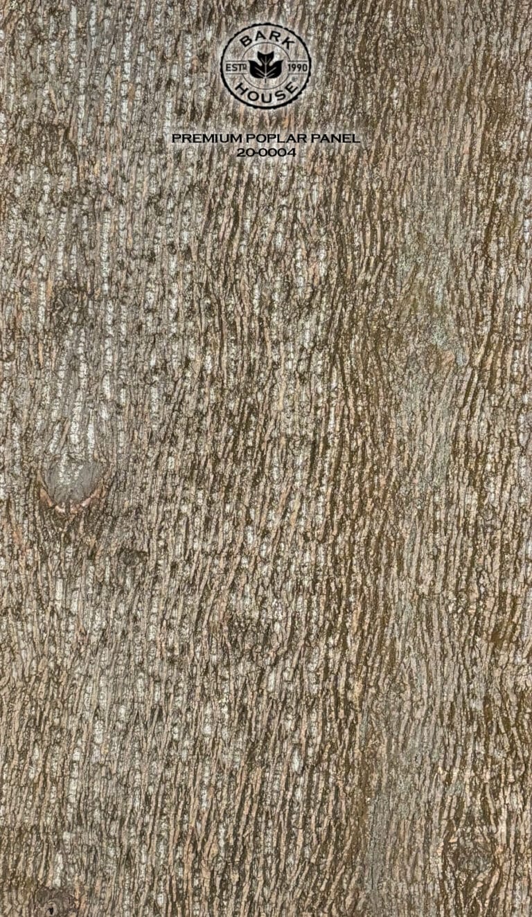 Bark House poplar bark panel SKU POPP-PRE-20-0004