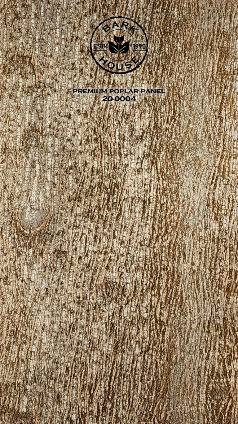 Bark House poplar bark panel SKU POPP-PRE-20-0004