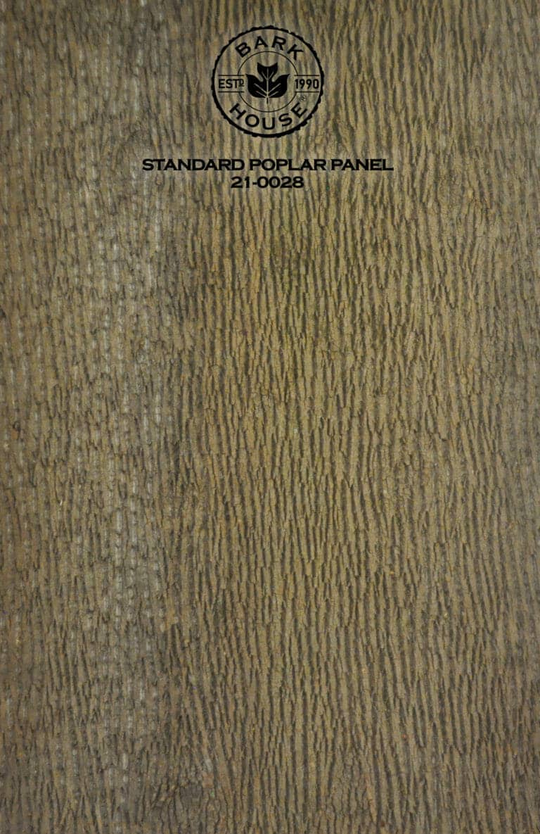 Bark House poplar bark panel SKU POPP-STD-21-0028