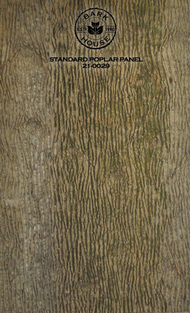 Bark House poplar bark panel SKU POPP-STD-21-0029