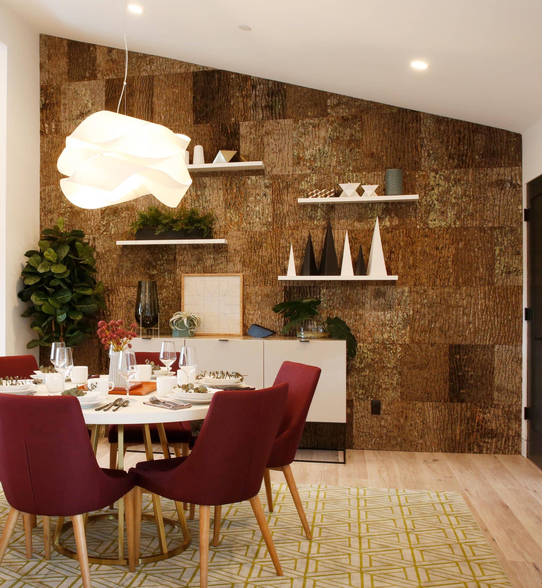 Sustainable Natural Cork Wall Tiles