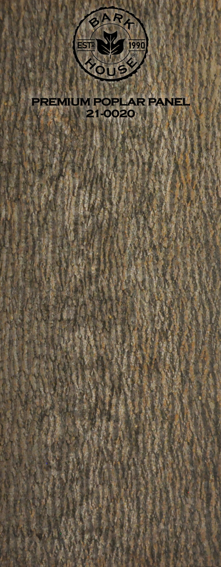 Bark House poplar bark panel SKU POPP-PRE-21-0020