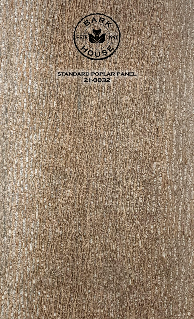 Bark House poplar bark panel SKU POPP-STD-21-0032