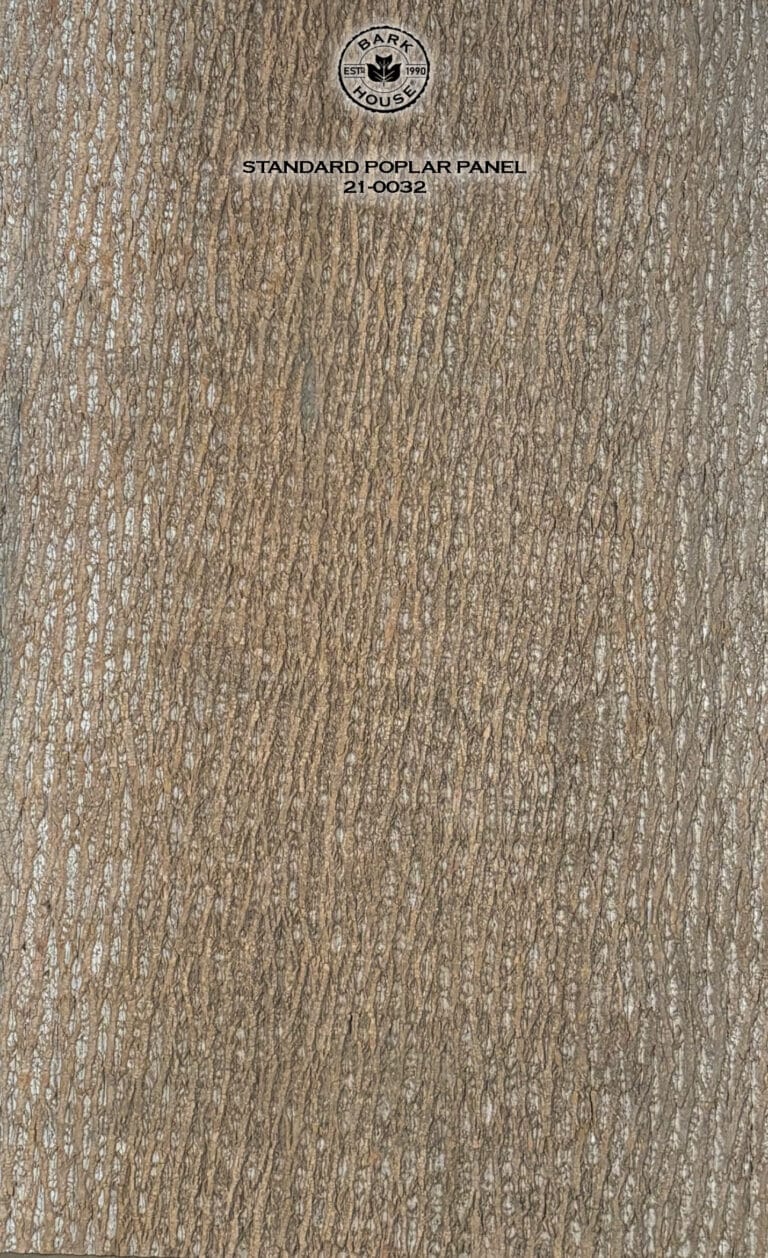 Bark House poplar bark panel SKU POPP-STD-21-0032