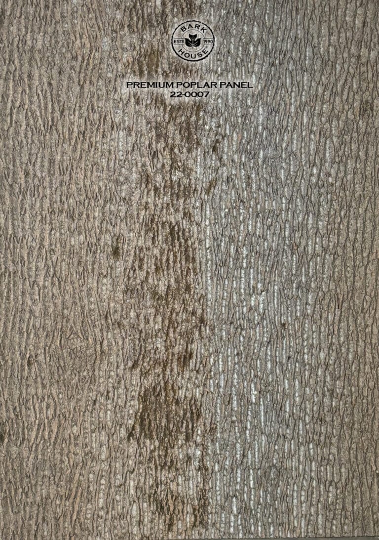 Bark House poplar bark panel SKU POPP-PRE-22-0007