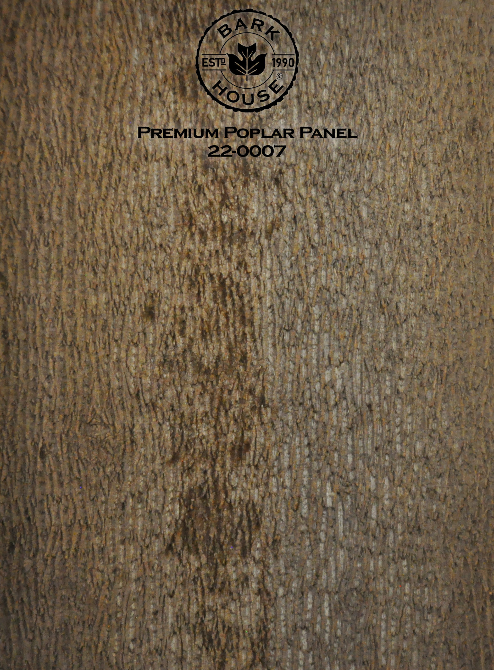 Bark House poplar bark panel SKU POPP-PRE-22-0007