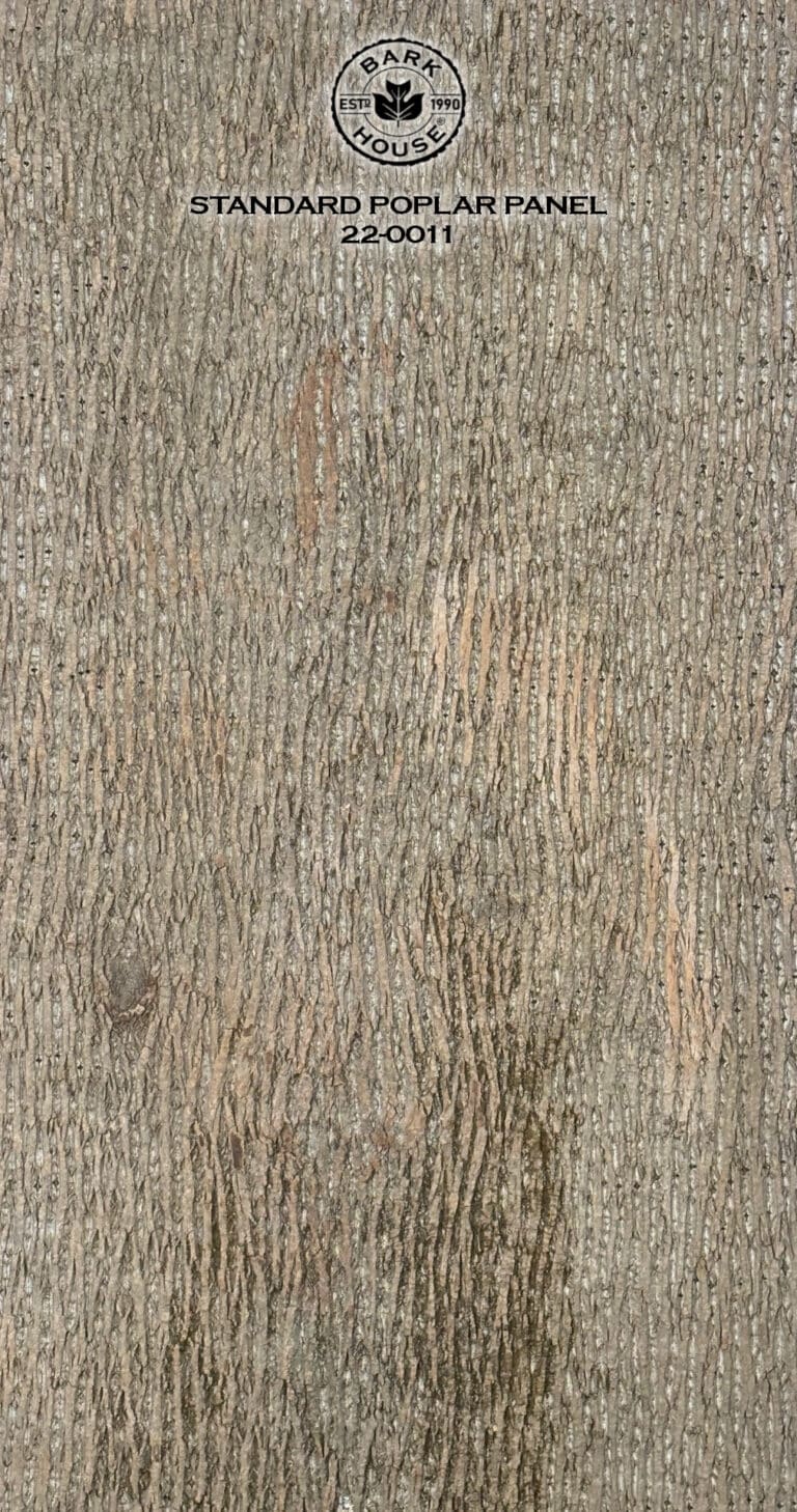 Bark House poplar bark panel SKU POPP-STD-22-0011