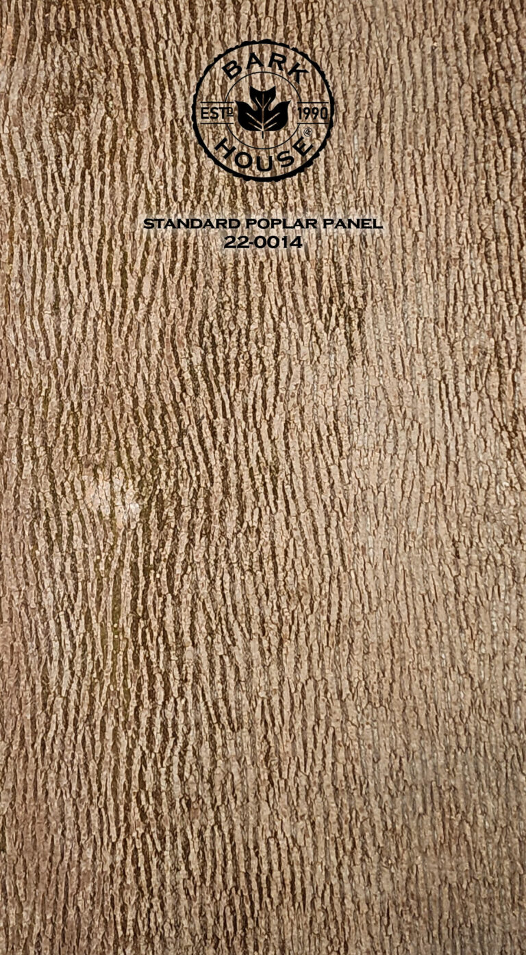 Bark House poplar bark panel SKU POPP-STD-22-0014
