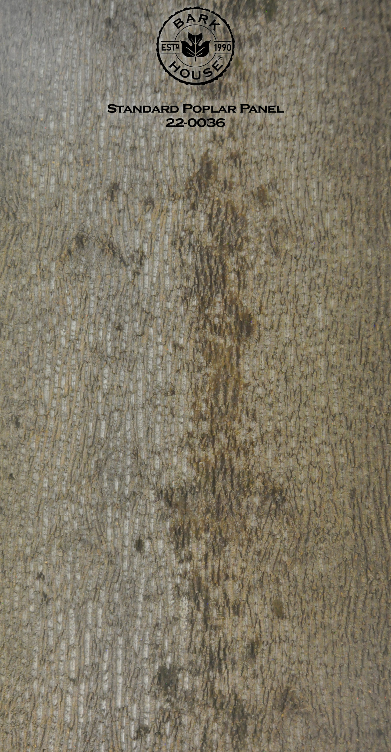 Bark House poplar bark panel SKU POPP-STD-22-0036