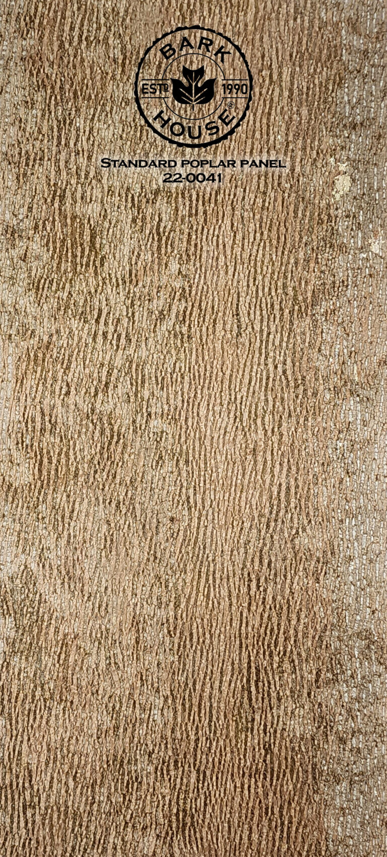 Bark House poplar bark panel SKU POPP-STD-22-0041