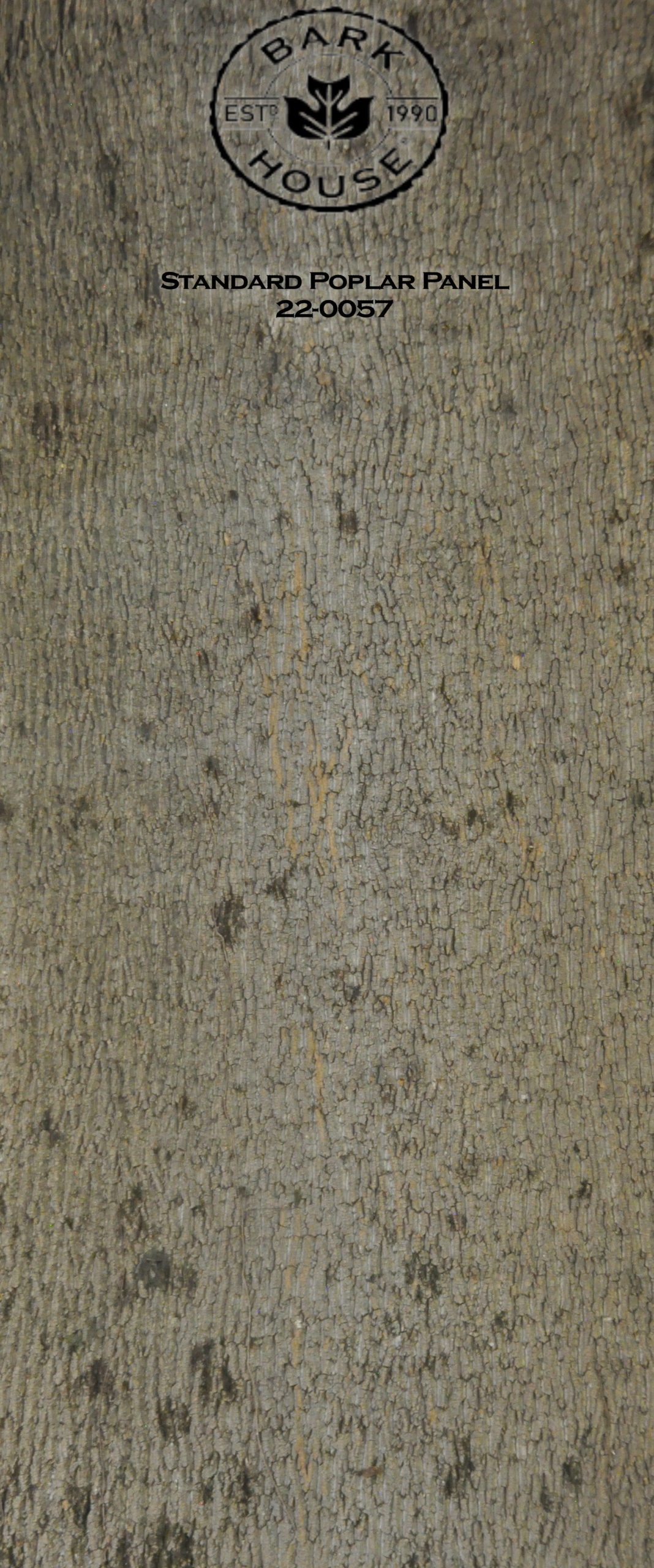 Bark House poplar bark panel SKU POPP-STD-22-0057