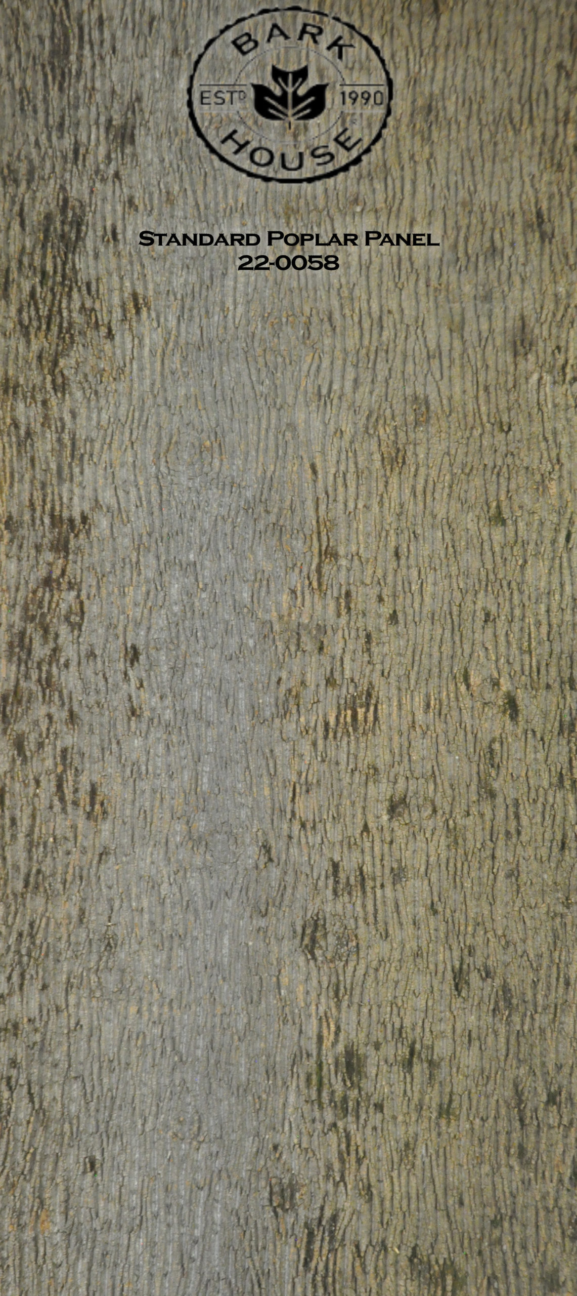 Bark House poplar bark panel SKU POPP-STD-22-0058