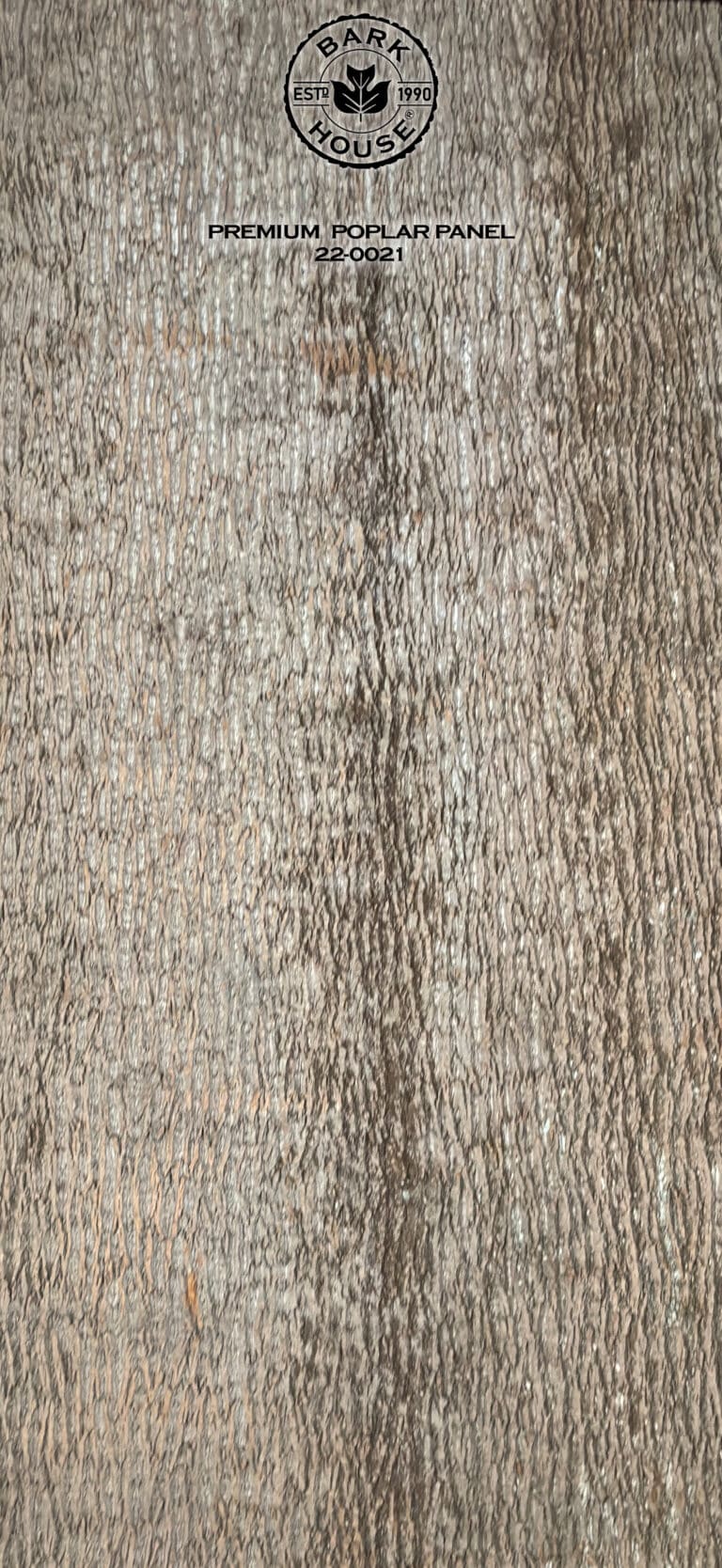 Bark House poplar bark panel SKU POPP-PRE-22-0021