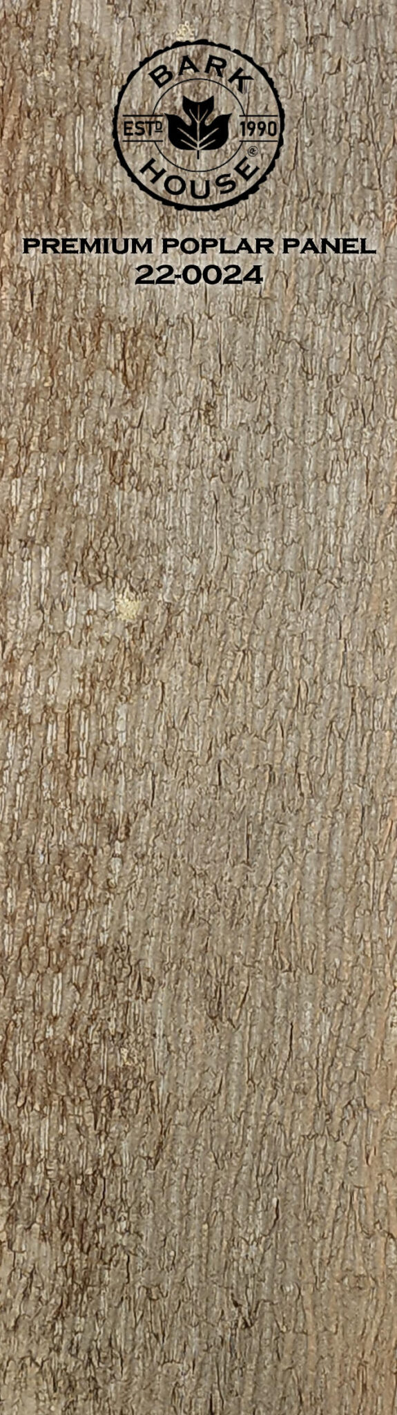Bark House poplar bark panel SKU POPP-PRE-22-0024