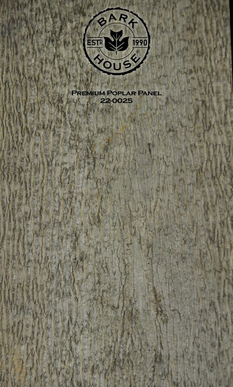Bark House poplar bark panel SKU POPP-PRE-22-0025