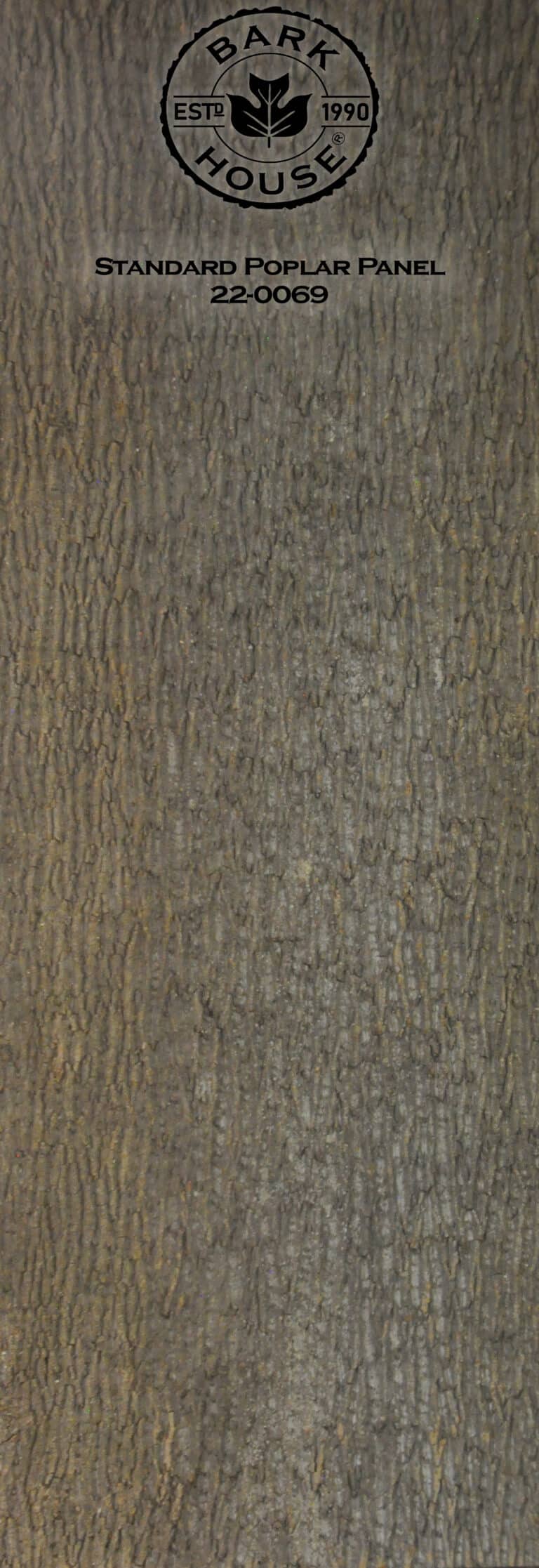 Bark House poplar bark panel SKU POPP-STD-22-0069